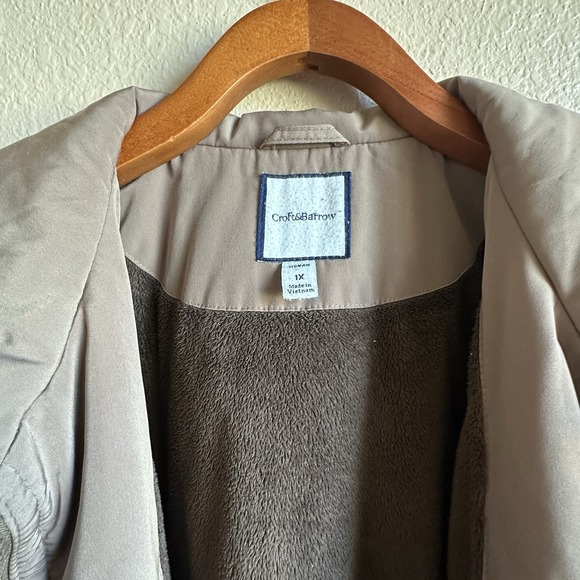 Croft & Barrow Women 1X Warm Insulated Winter Parka Heavy Jacket Coat Brown NWOT - Picture 5 of 8